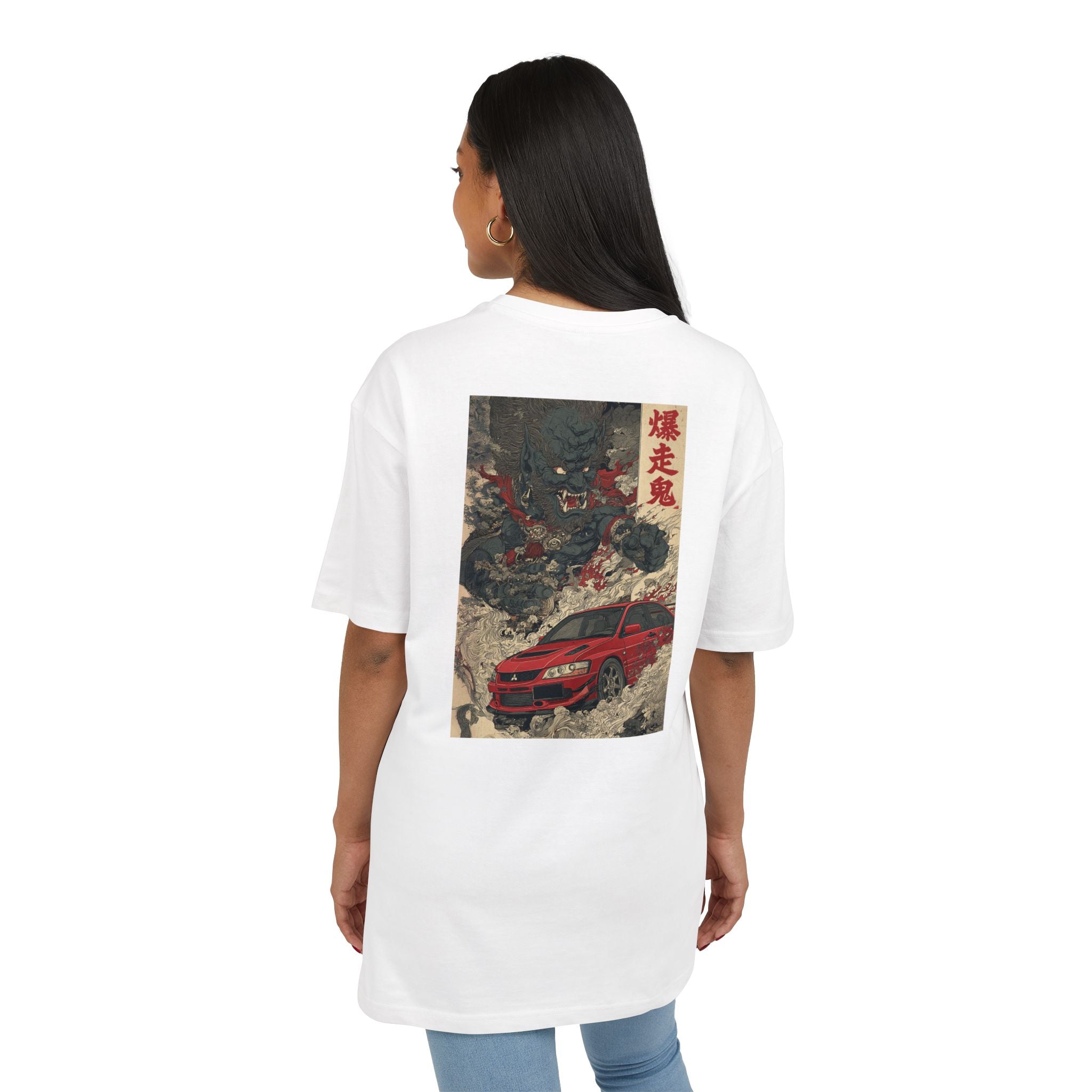 Mitsubishi Evo Demon Print Vintage-Inspired Unisex T-Shirt (EU)