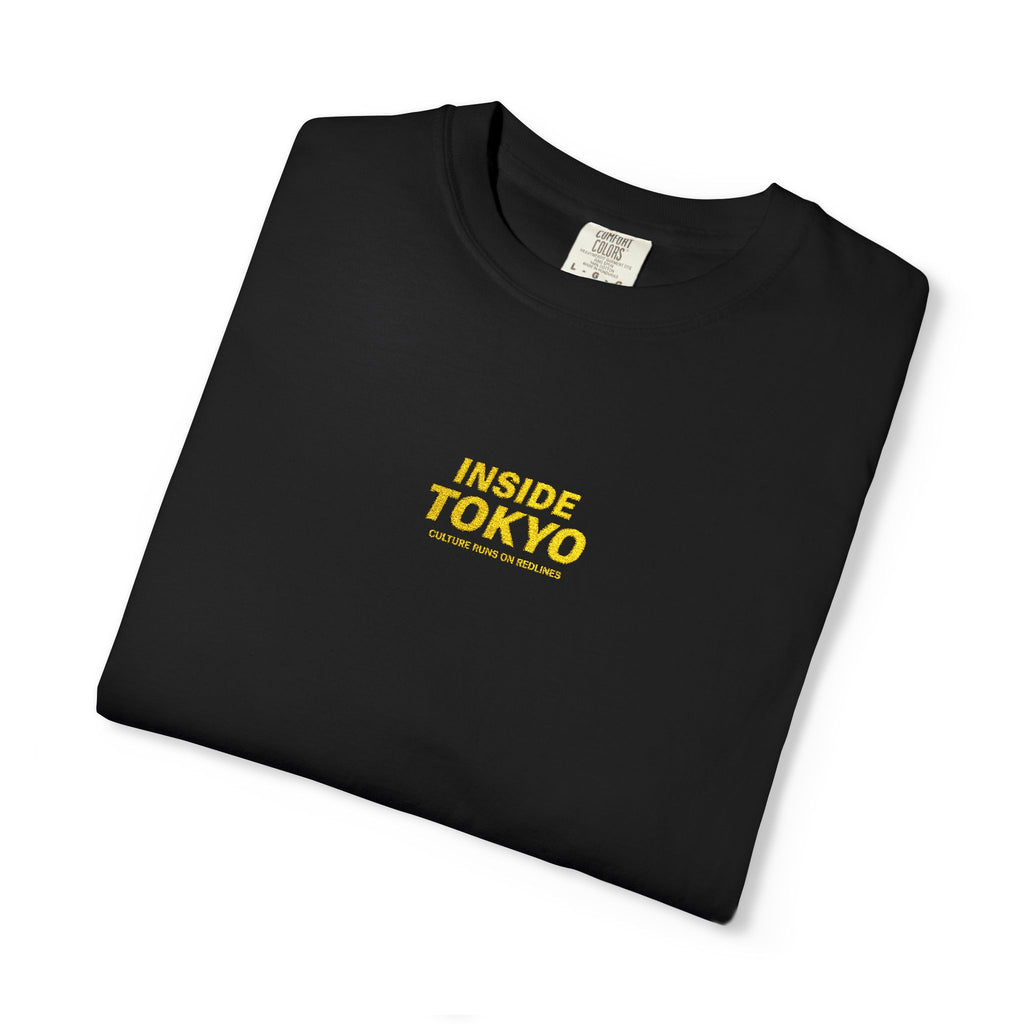 INSIDE TOKYO — Embroidered Unisex Garment-Dyed T-Shirt
