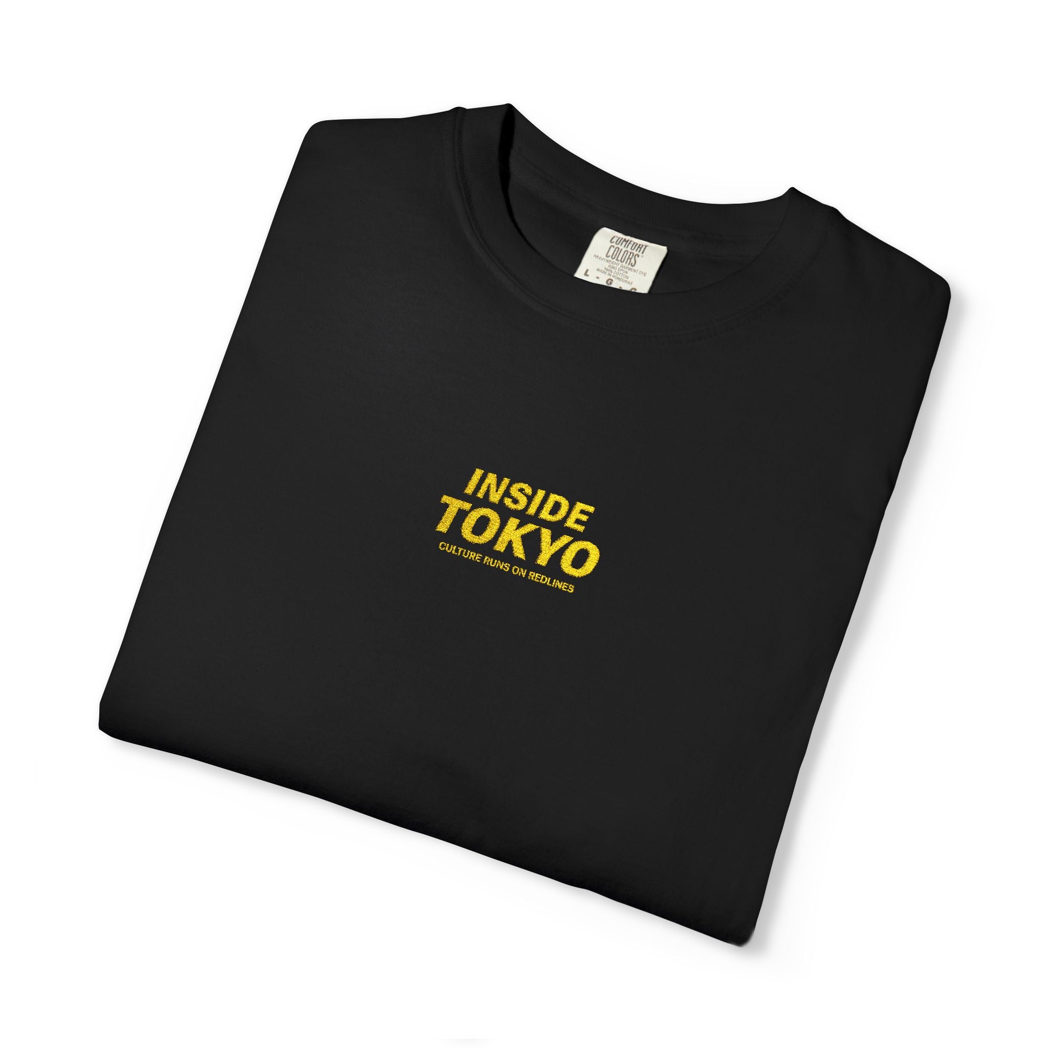 INSIDE TOKYO — Embroidered Unisex Garment-Dyed T-Shirt