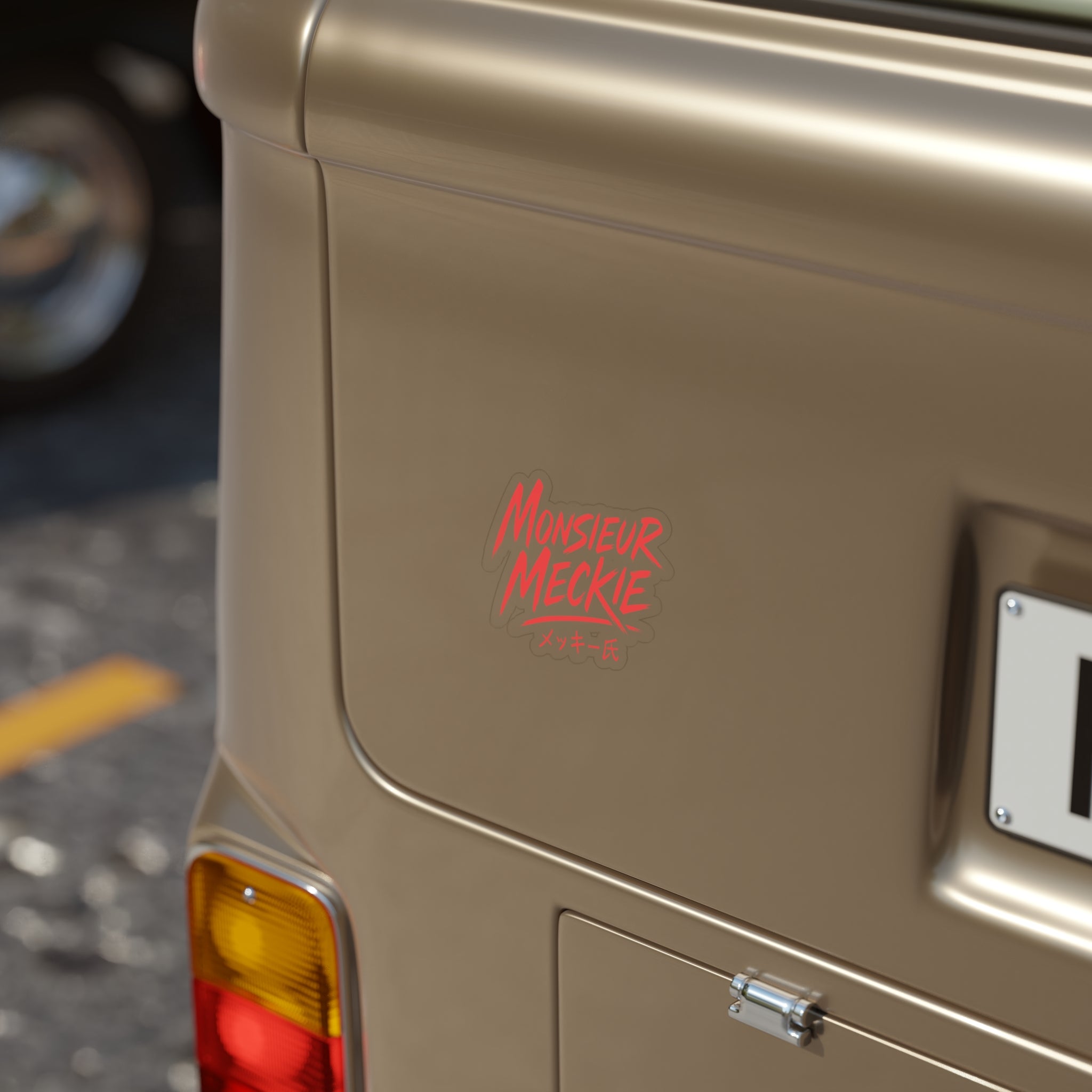 Monsieur Meckie Collector’s Sticker — Tag Your outdoor World