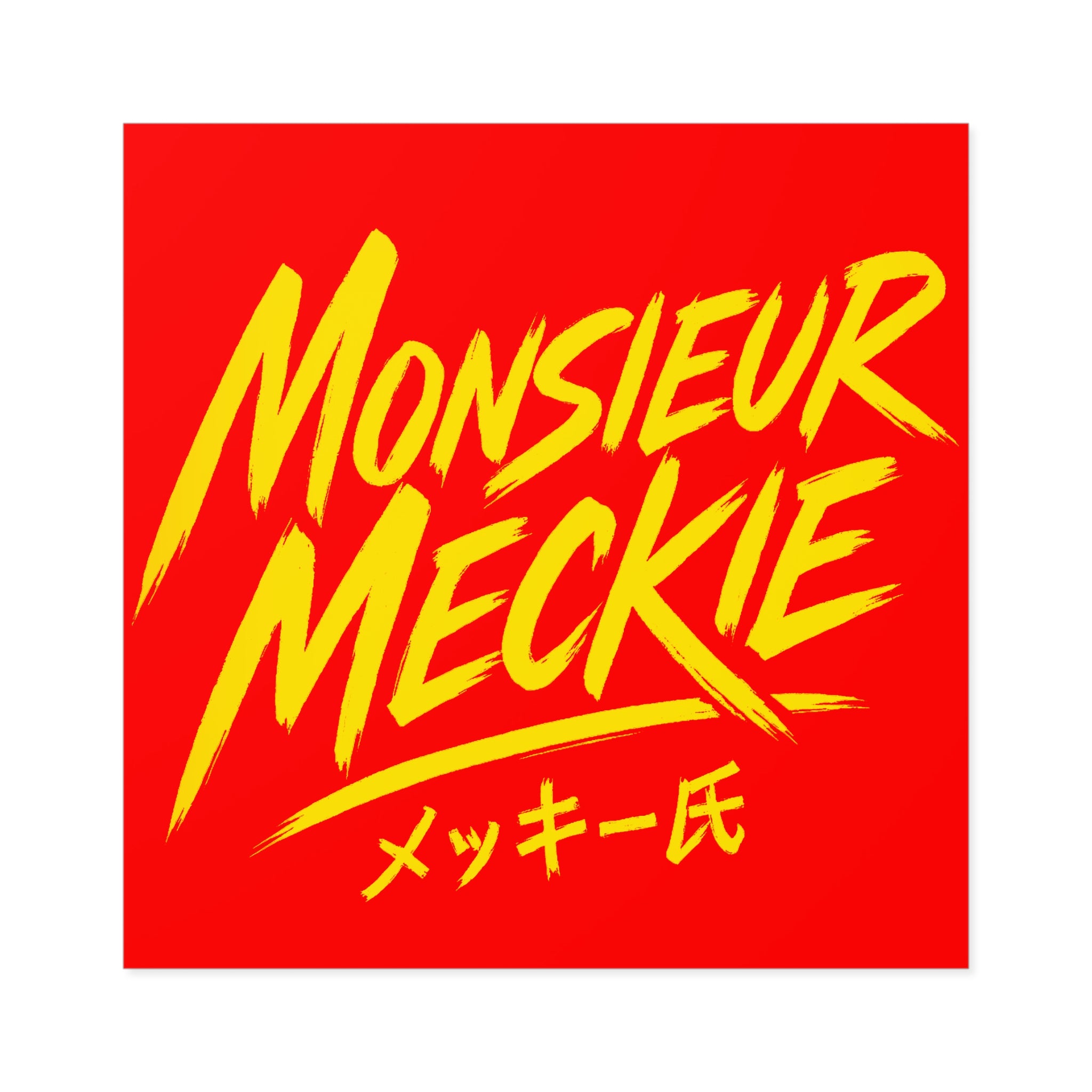 Monsieur Meckie Collector's Stickers - Indoor\Outdoor