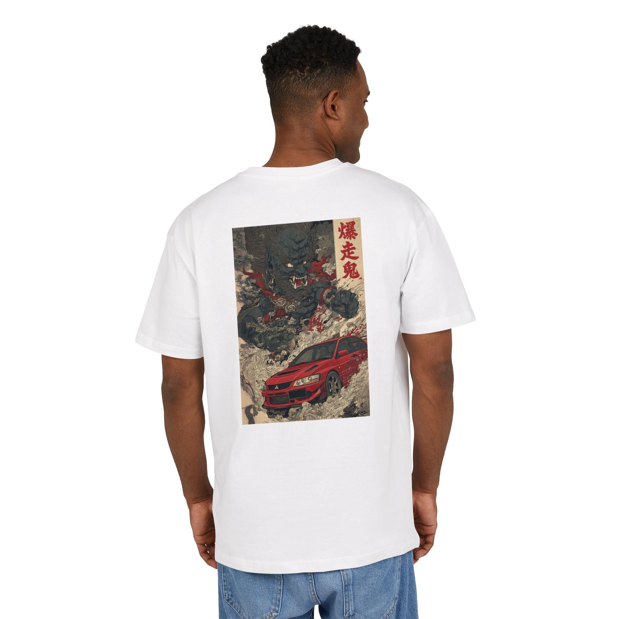 Mitsubishi Evo Demon Print Vintage-Inspired Unisex T-Shirt (EU)