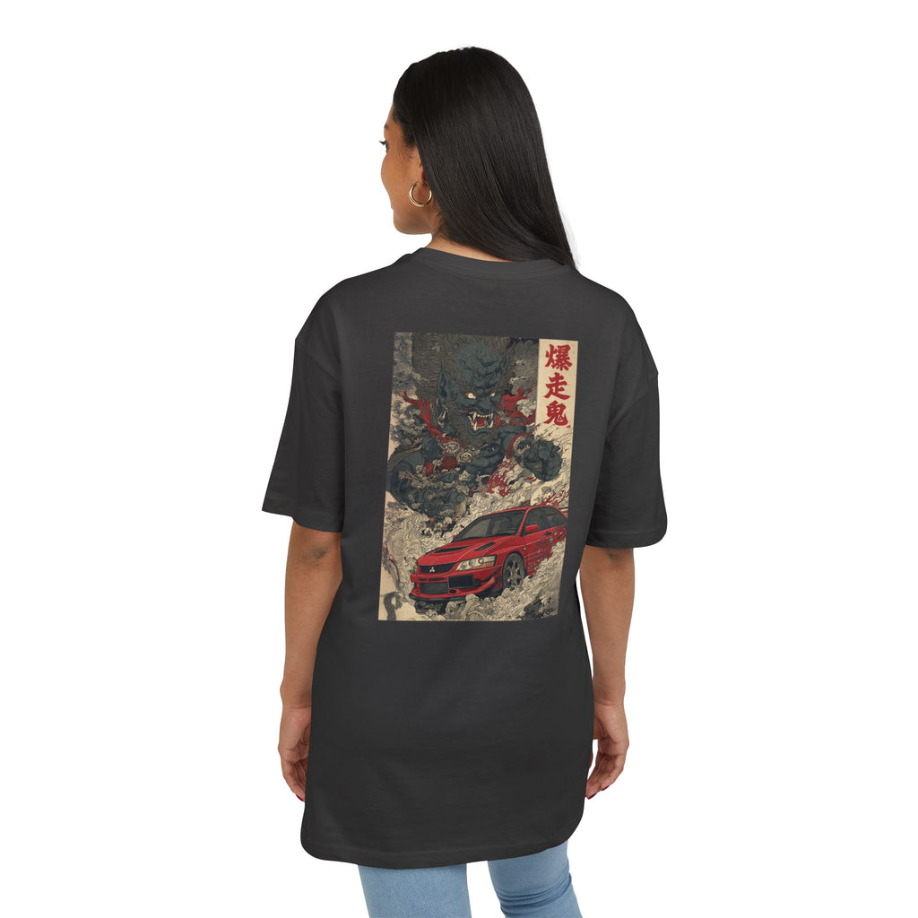 Mitsubishi Evo Demon Print Vintage-Inspired Unisex T-Shirt (EU)