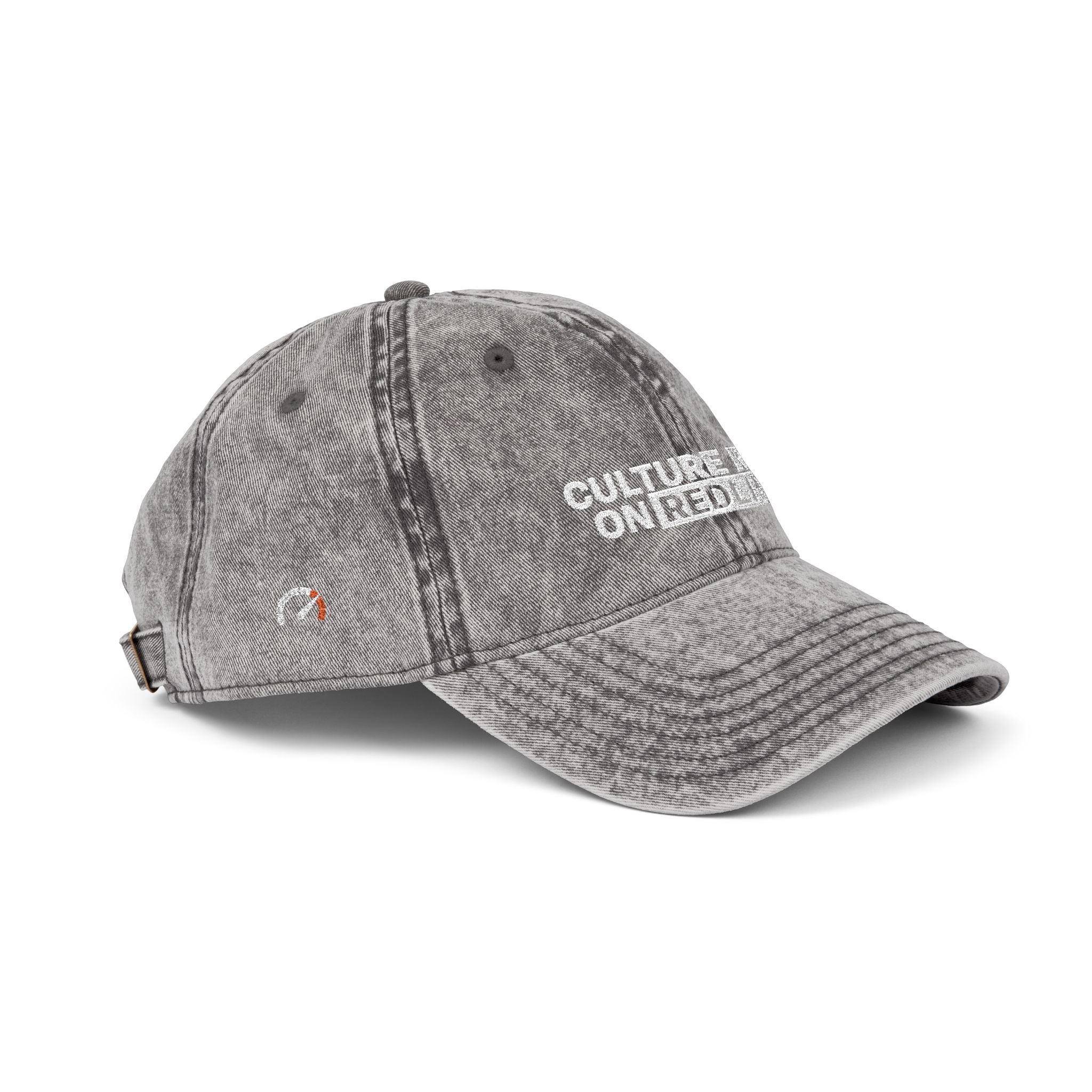 Culture Runs on Redline - Vintage Embroidered Cap – Monsieur Meckie