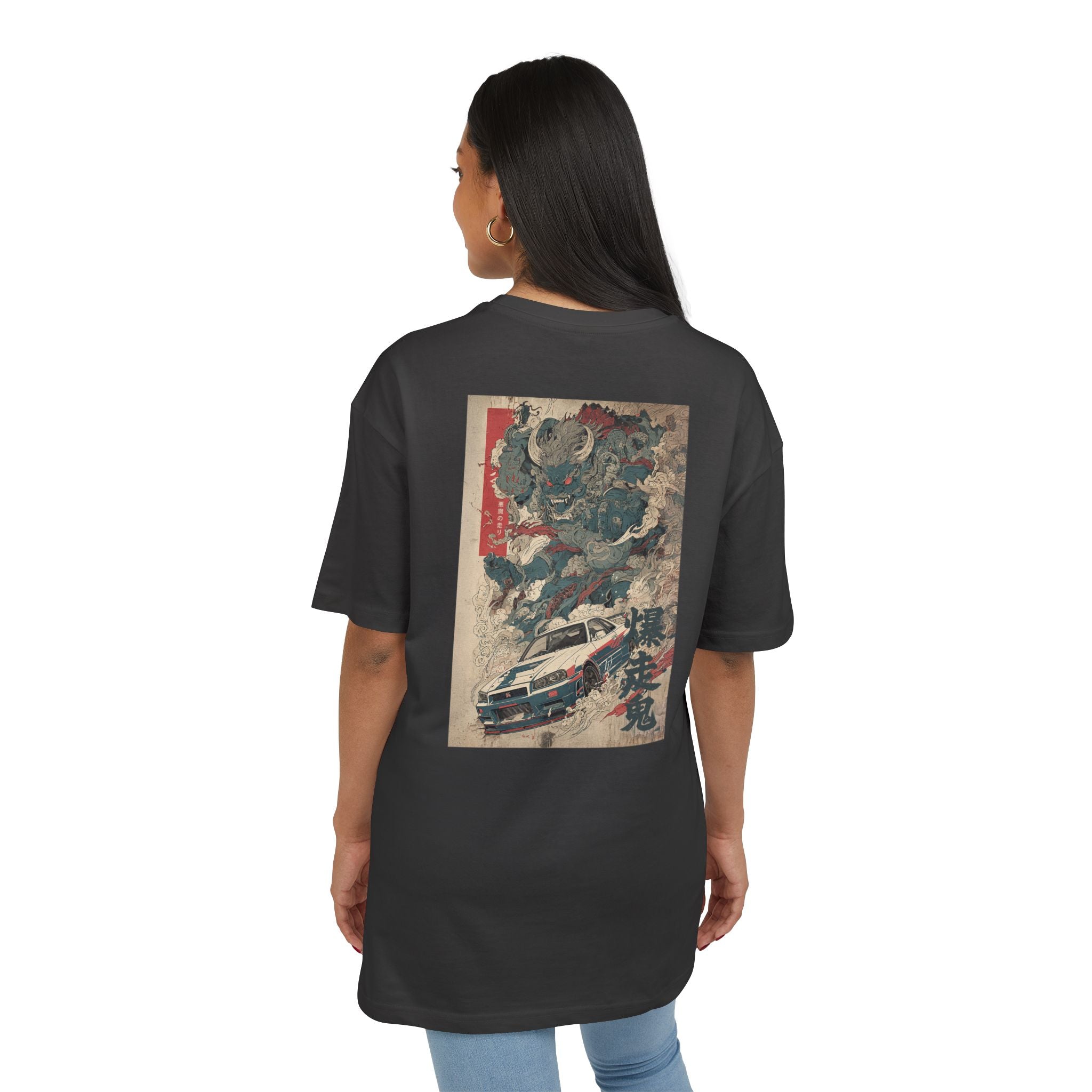 Nissan R34 Demon Print Vintage-Inspired Unisex T-Shirt (EU)