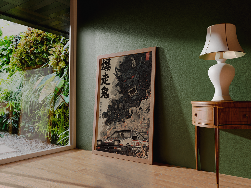 AE86 Demon Japanese Art Poster (EU)