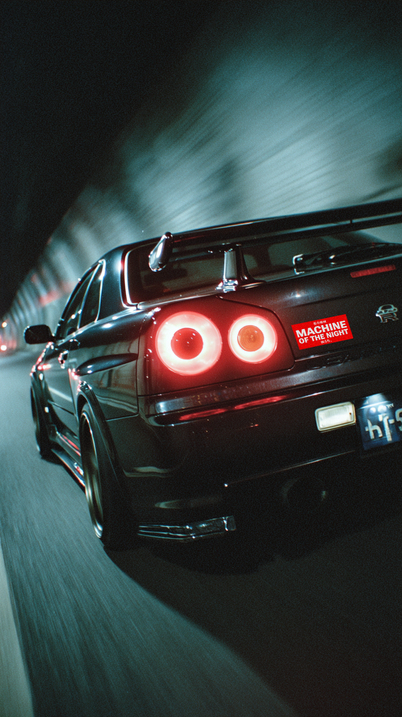 Machine of the Night Bumper Stickers for Car Enthusiasts