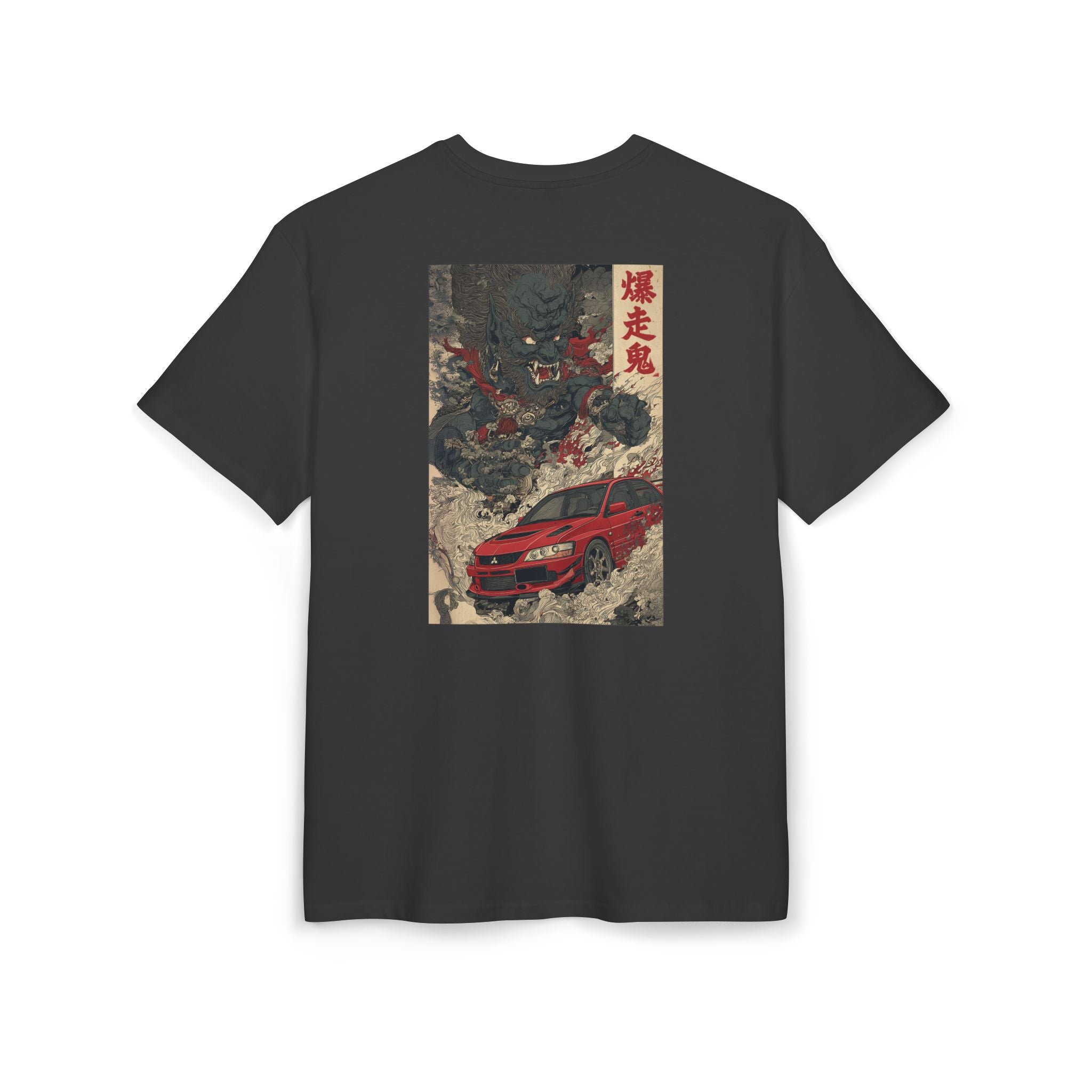 Mitsubishi Evo Demon Print Vintage-Inspired Unisex T-Shirt (EU)