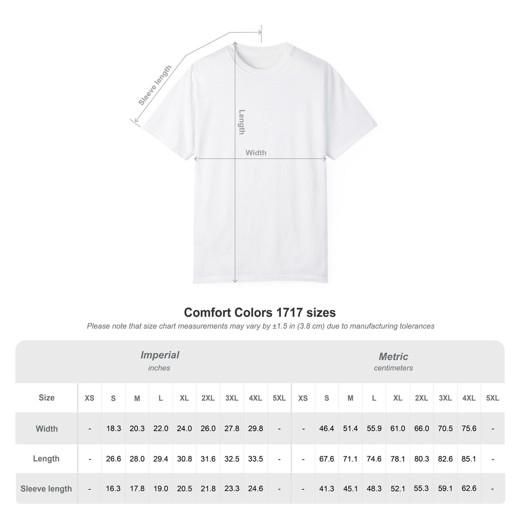 INSIDE TOKYO — Embroidered Unisex Garment-Dyed T-Shirt
