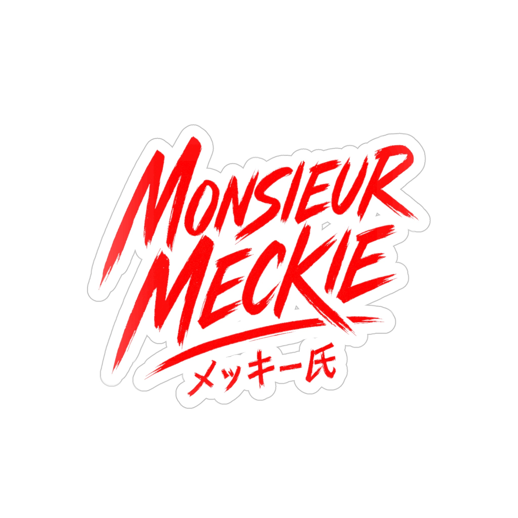 Monsieur Meckie Collector’s Sticker — Tag Your outdoor World