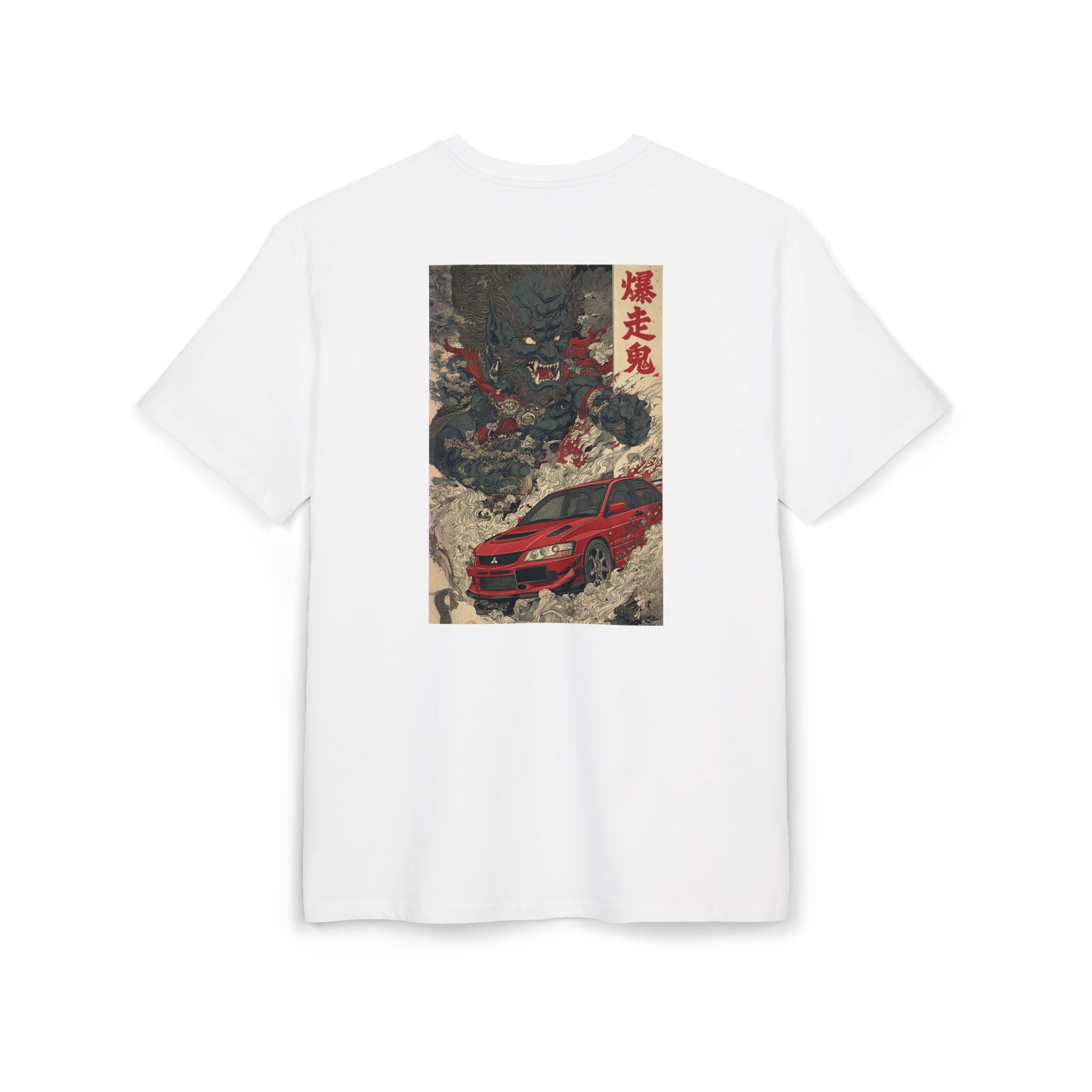 Mitsubishi Evo Demon Print Vintage-Inspired Unisex T-Shirt (EU)