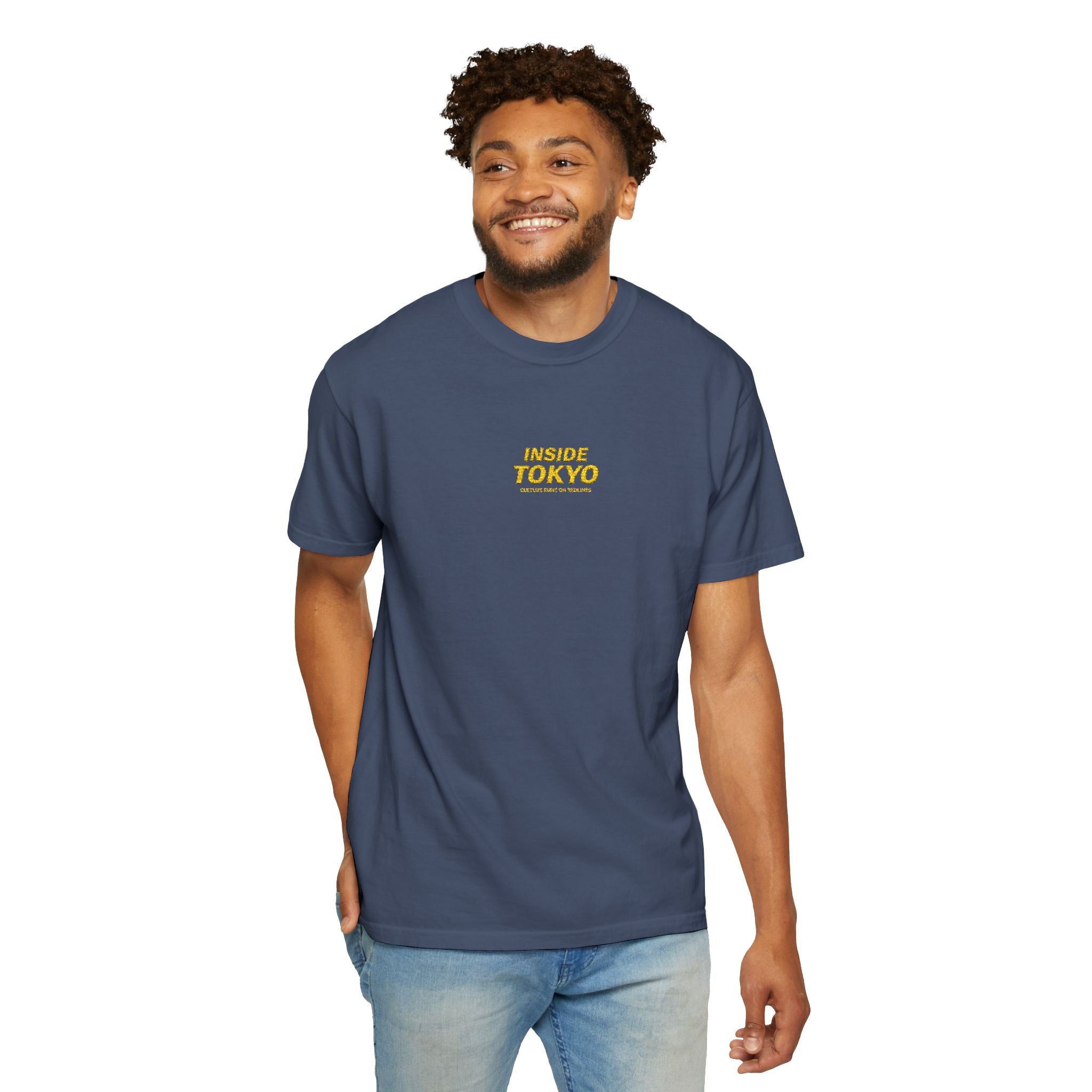 INSIDE TOKYO — Embroidered Unisex Garment-Dyed T-Shirt