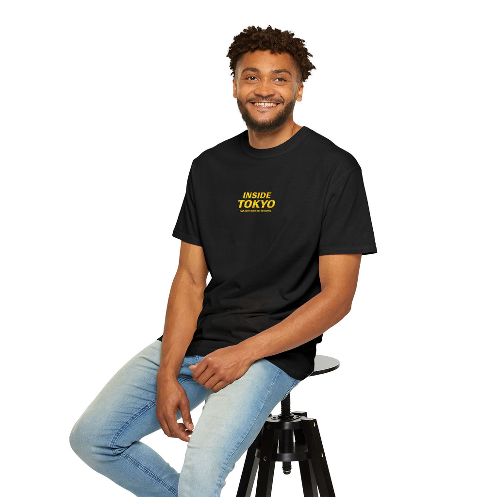 INSIDE TOKYO — Embroidered Unisex Garment-Dyed T-Shirt