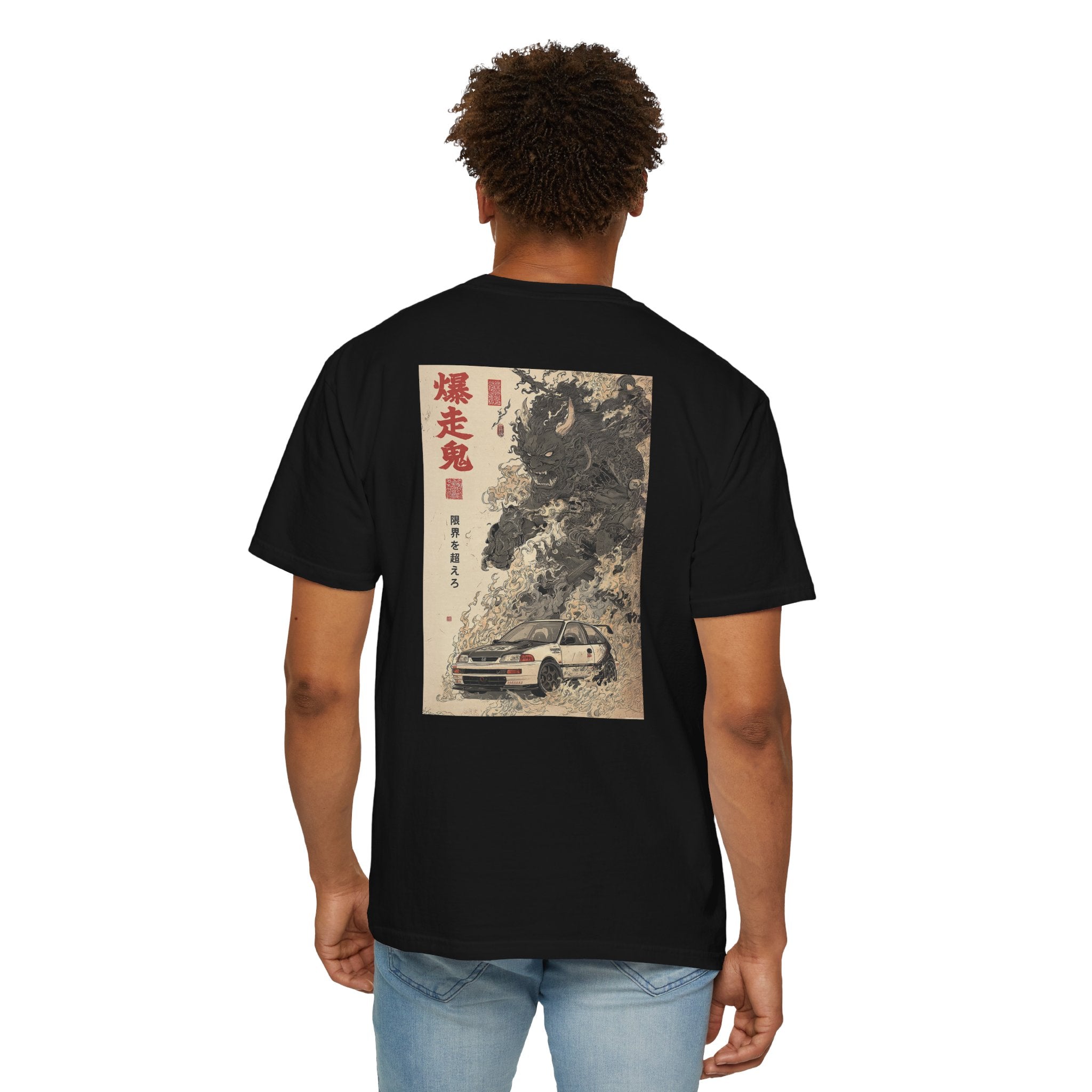 Honda Civic Demon Print Vintage-Inspired Unisex T-Shirt