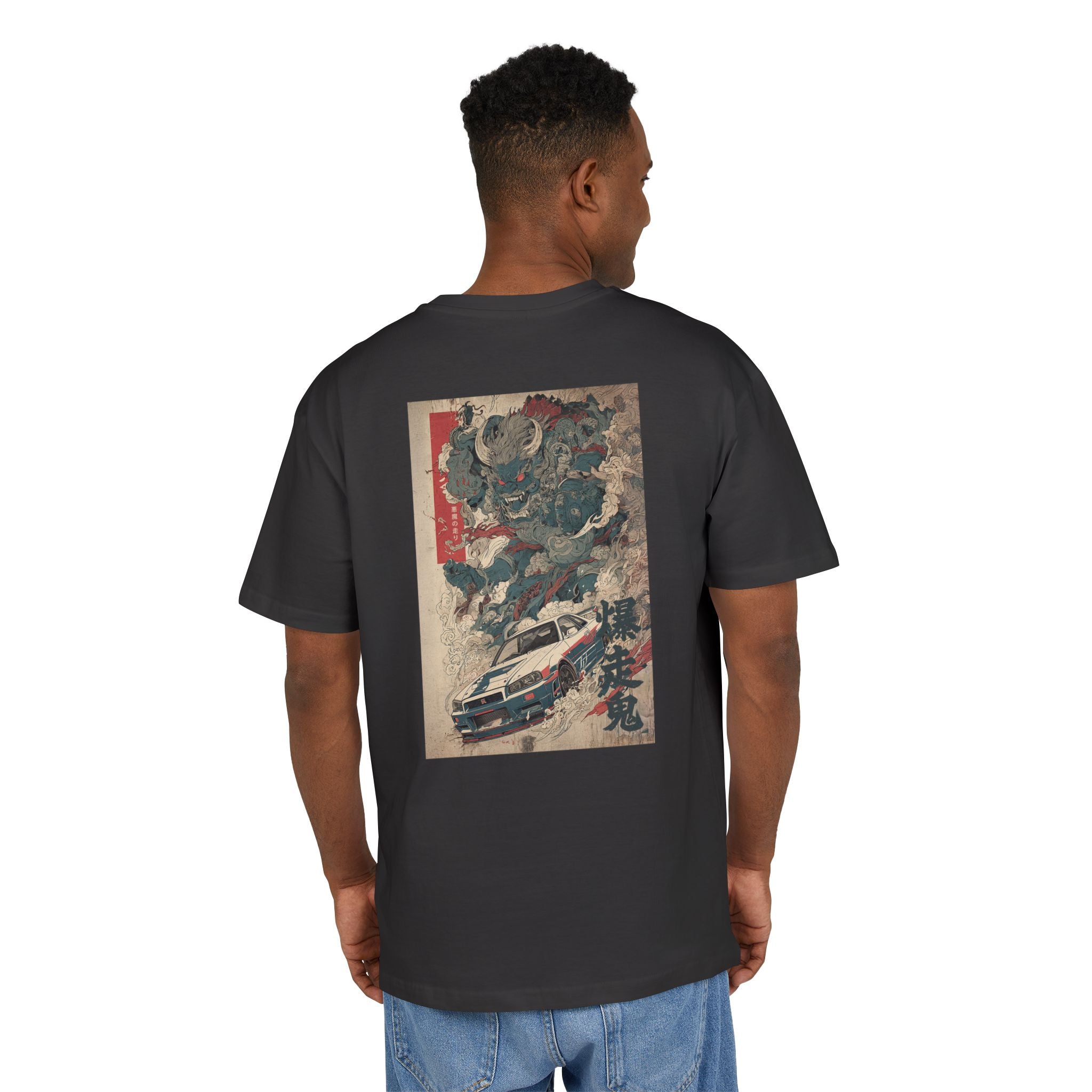 Nissan R34 Demon Print Vintage-Inspired Unisex T-Shirt (EU)