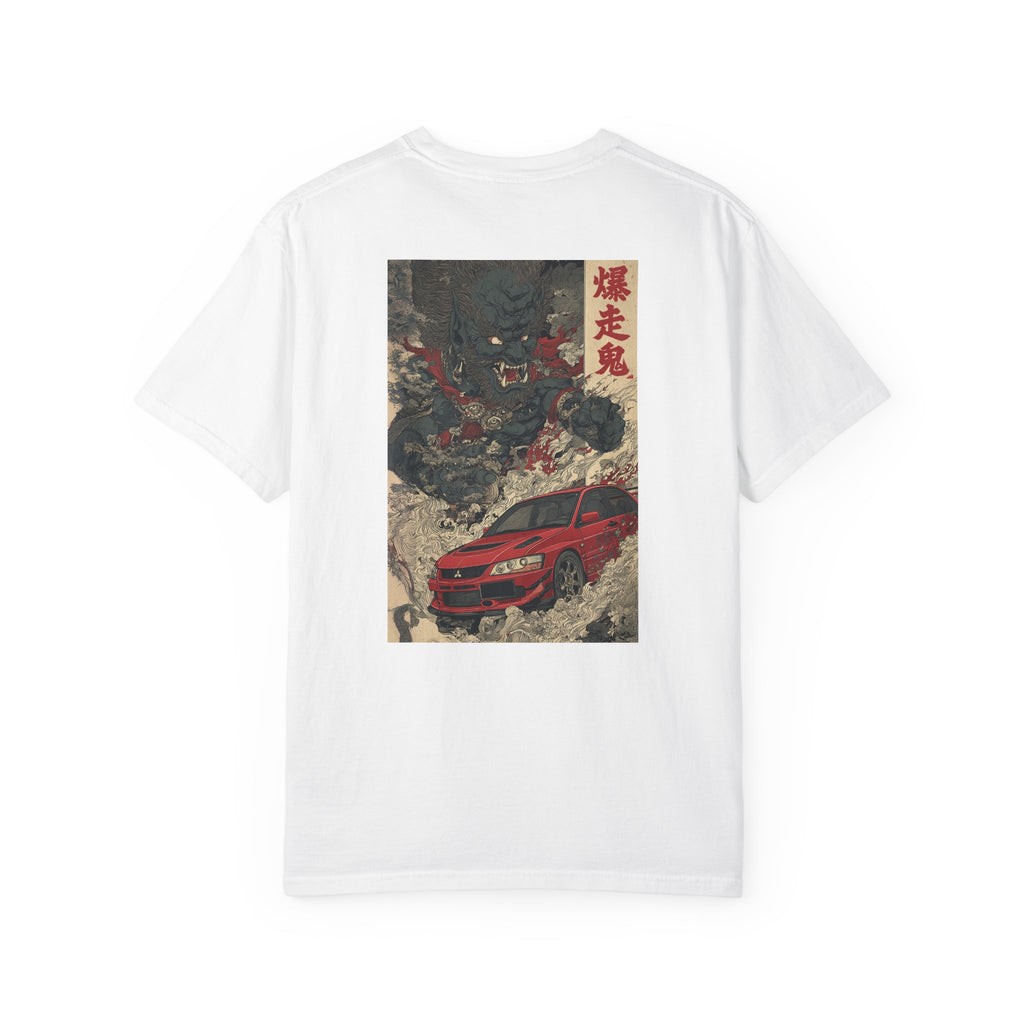 Mitsubishi Evo Demon Print Vintage-Inspired Unisex T-Shirt