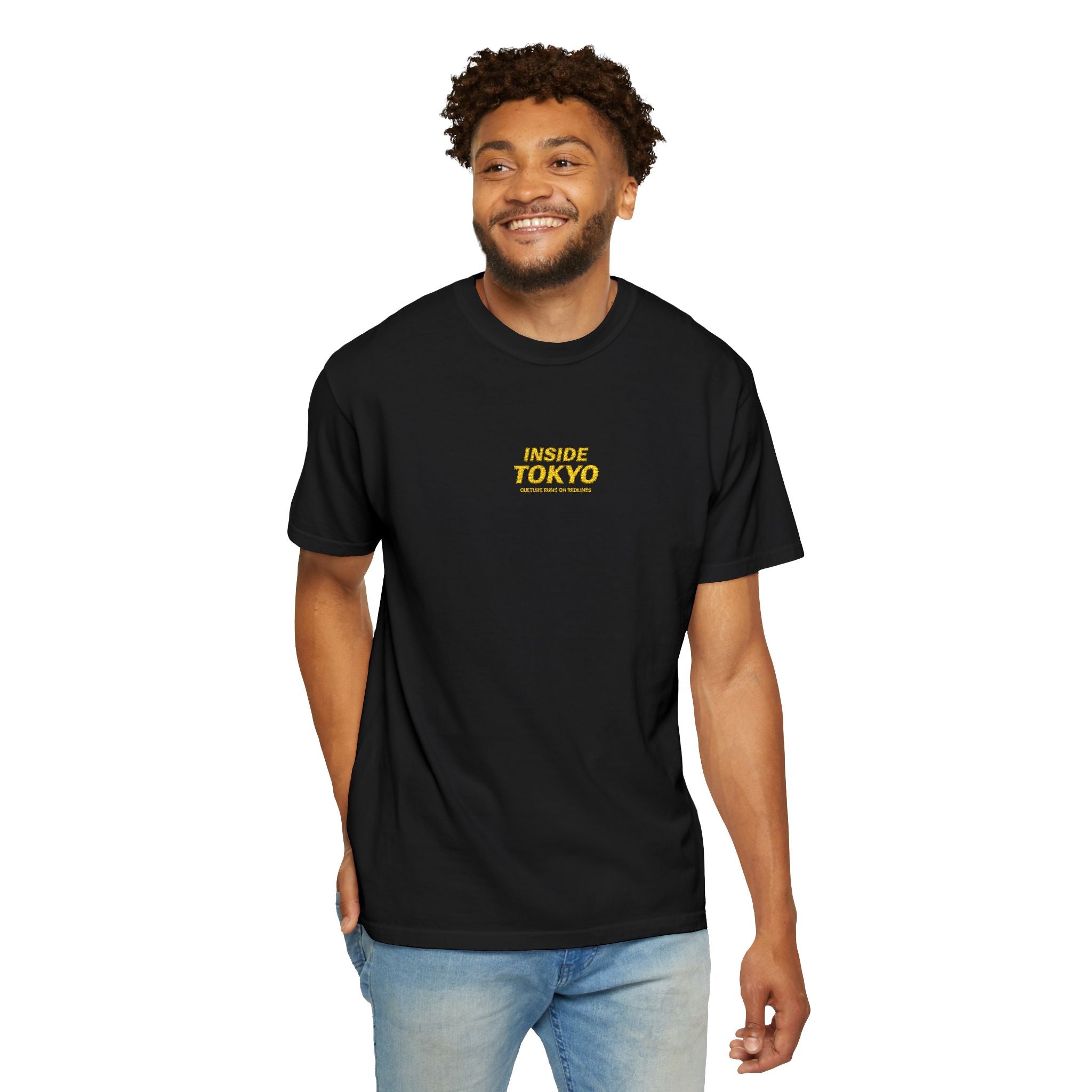 INSIDE TOKYO — Embroidered Unisex Garment-Dyed T-Shirt