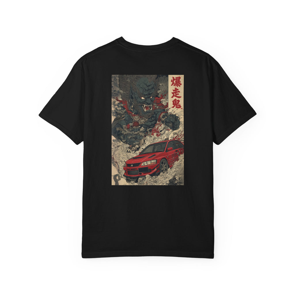 Mitsubishi Evo Demon Print Vintage-Inspired Unisex T-Shirt